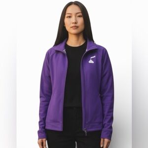 Johnnie-O Hersey Kiss Purple Full Zip Jacket Women’s Size Small Stretchy
